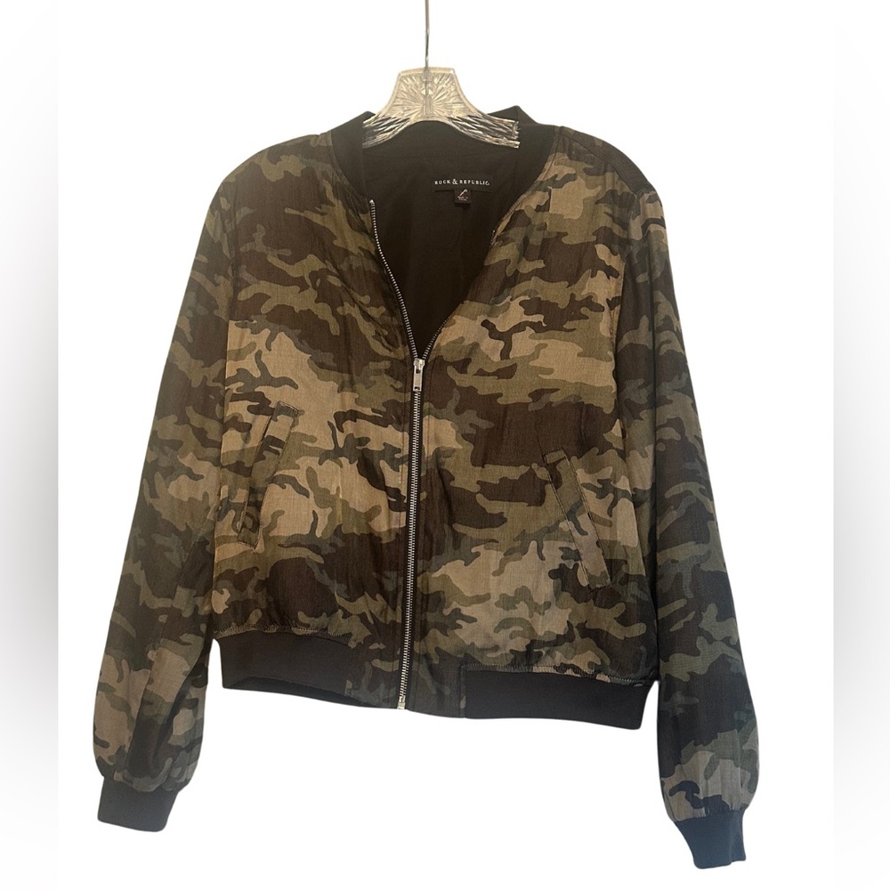 Rock & Republic spring camo jacket - light weight (camouflage print)